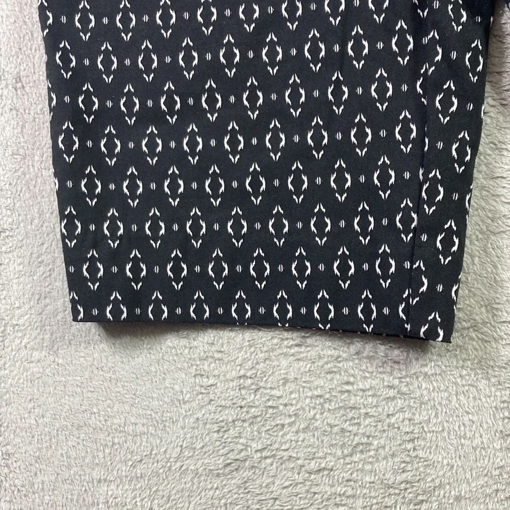 Zac & Rachel Shorts Women Size 12 Black & White Stretchy